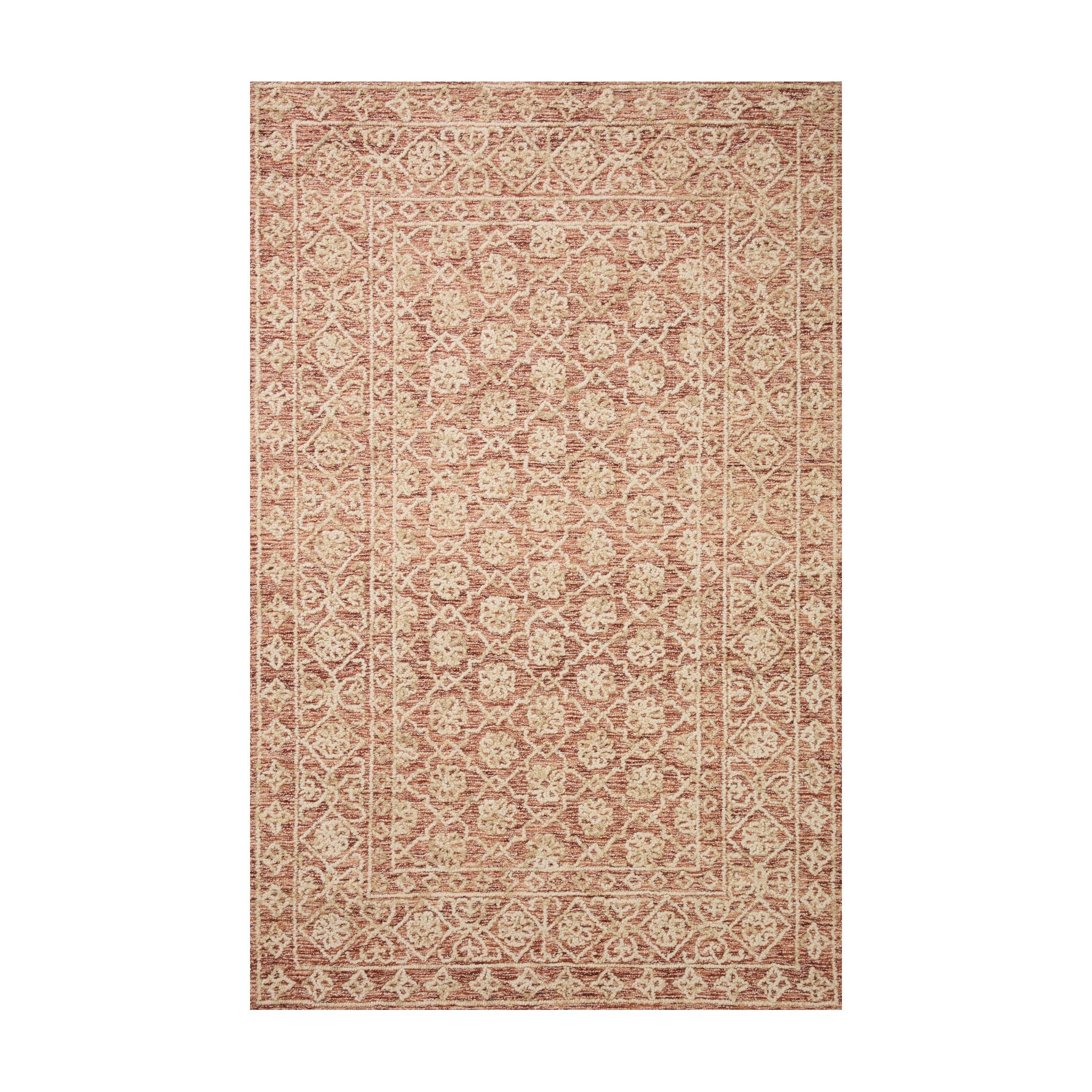Loloi Cecelia Rust / Natural Rug, 2'3" x 3'9"