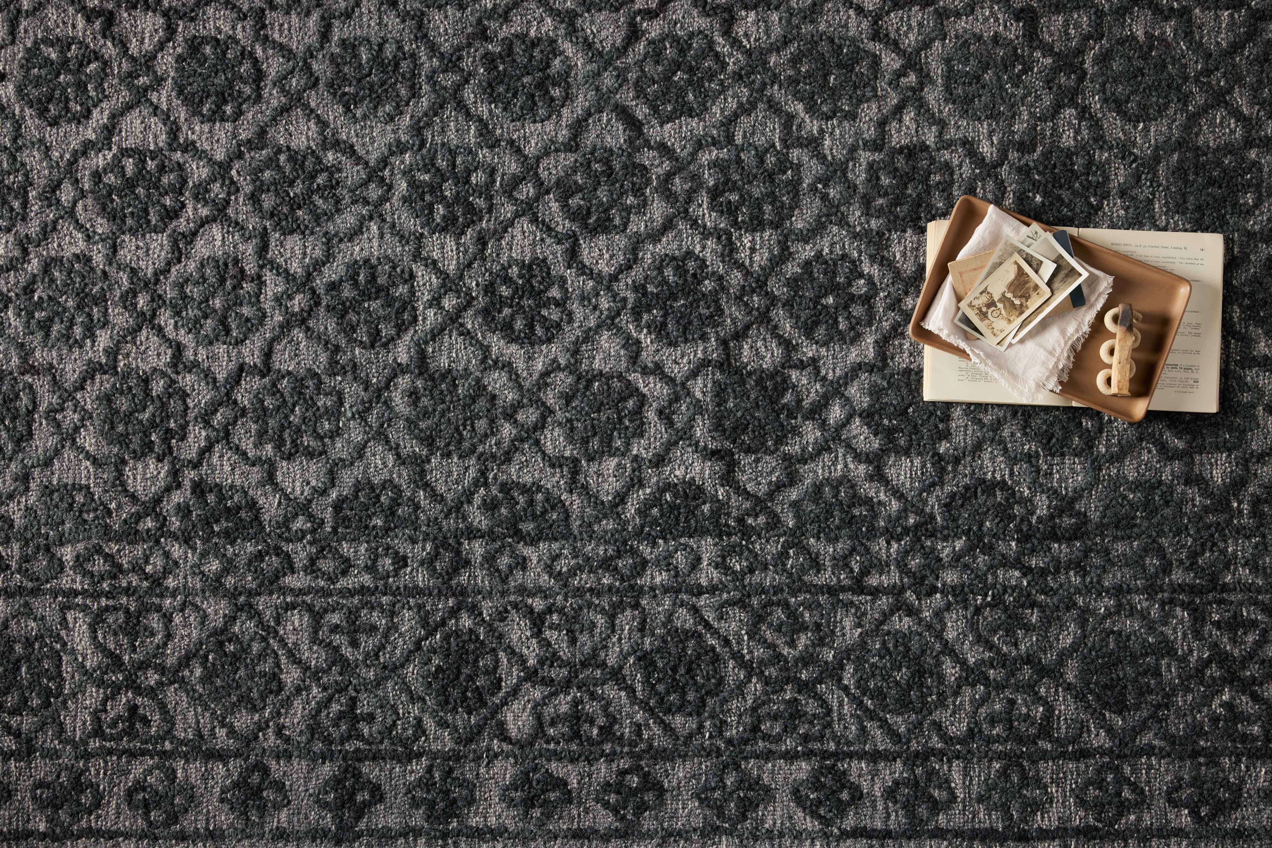Loloi Cecelia Smoke / Dk. Grey Rug RUGS - wool Loloi