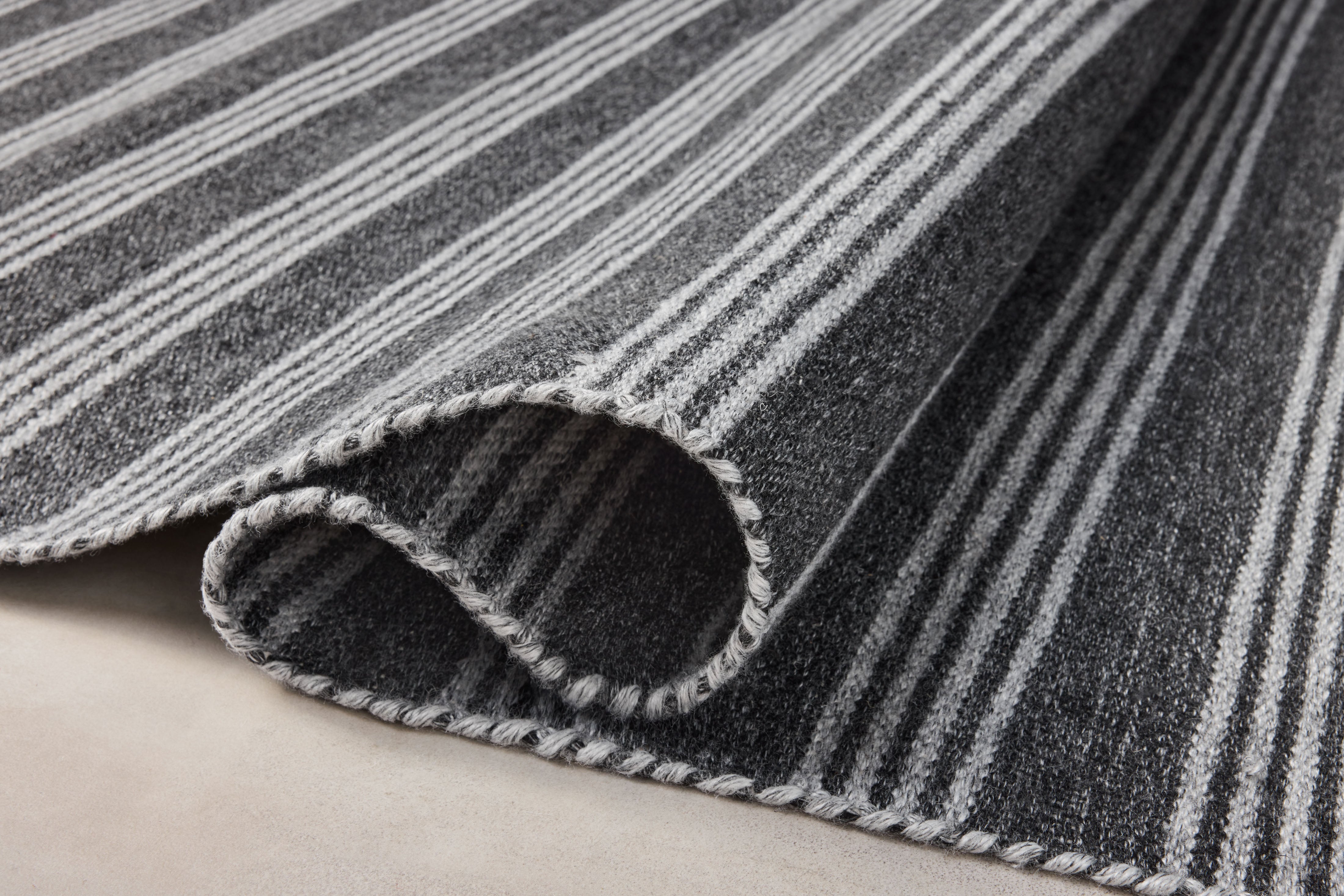 Joanna Gaines x Loloi Charlie Charcoal / Grey Rug RUGS - synthetic Loloi