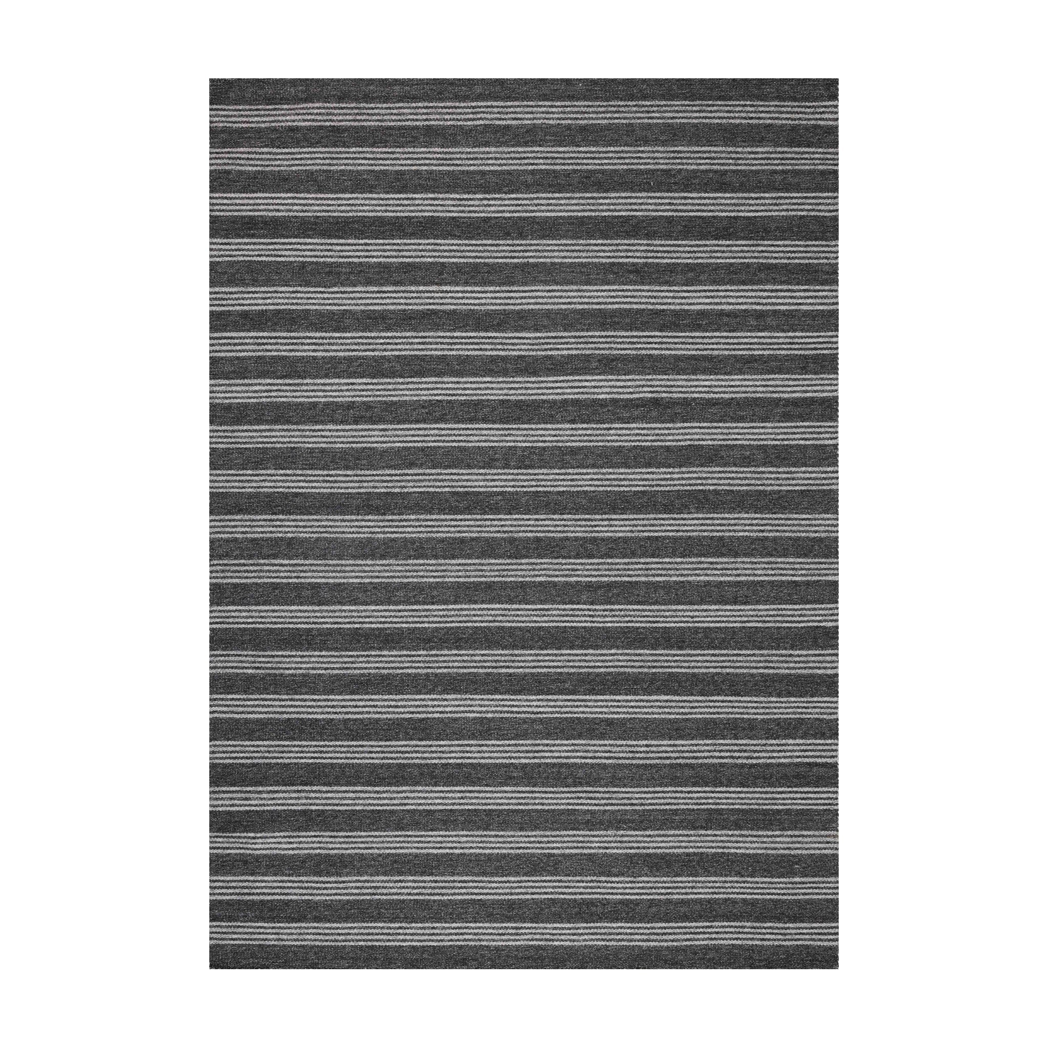 Joanna Gaines x Loloi Charlie Charcoal / Grey Rug, 18" x 18"