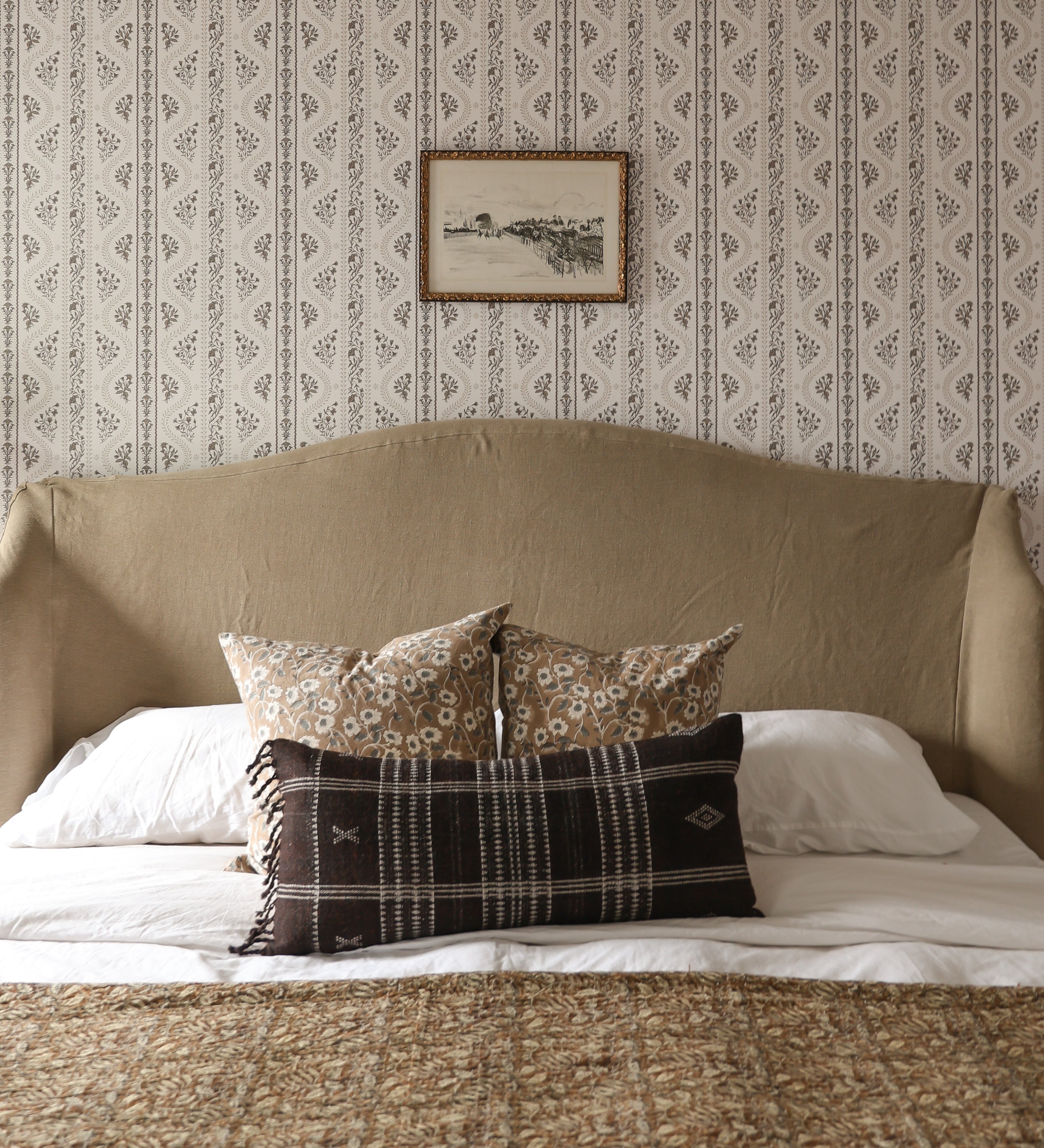 Meryl Slipcover Bed 13 - FURNITURE - bed Four Hands