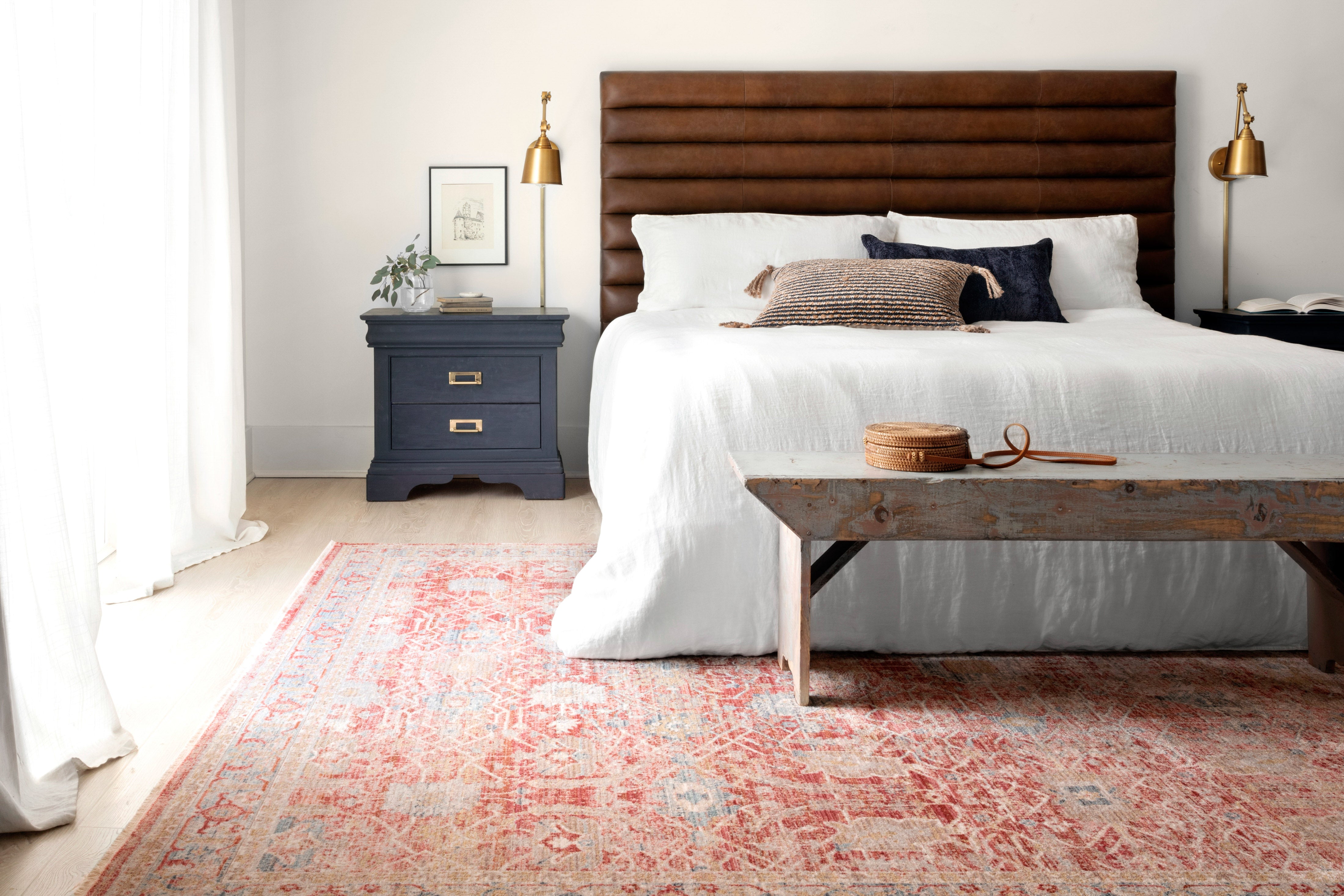 Loloi Claire Red / Ivory Rug RUGS - synthetic Loloi