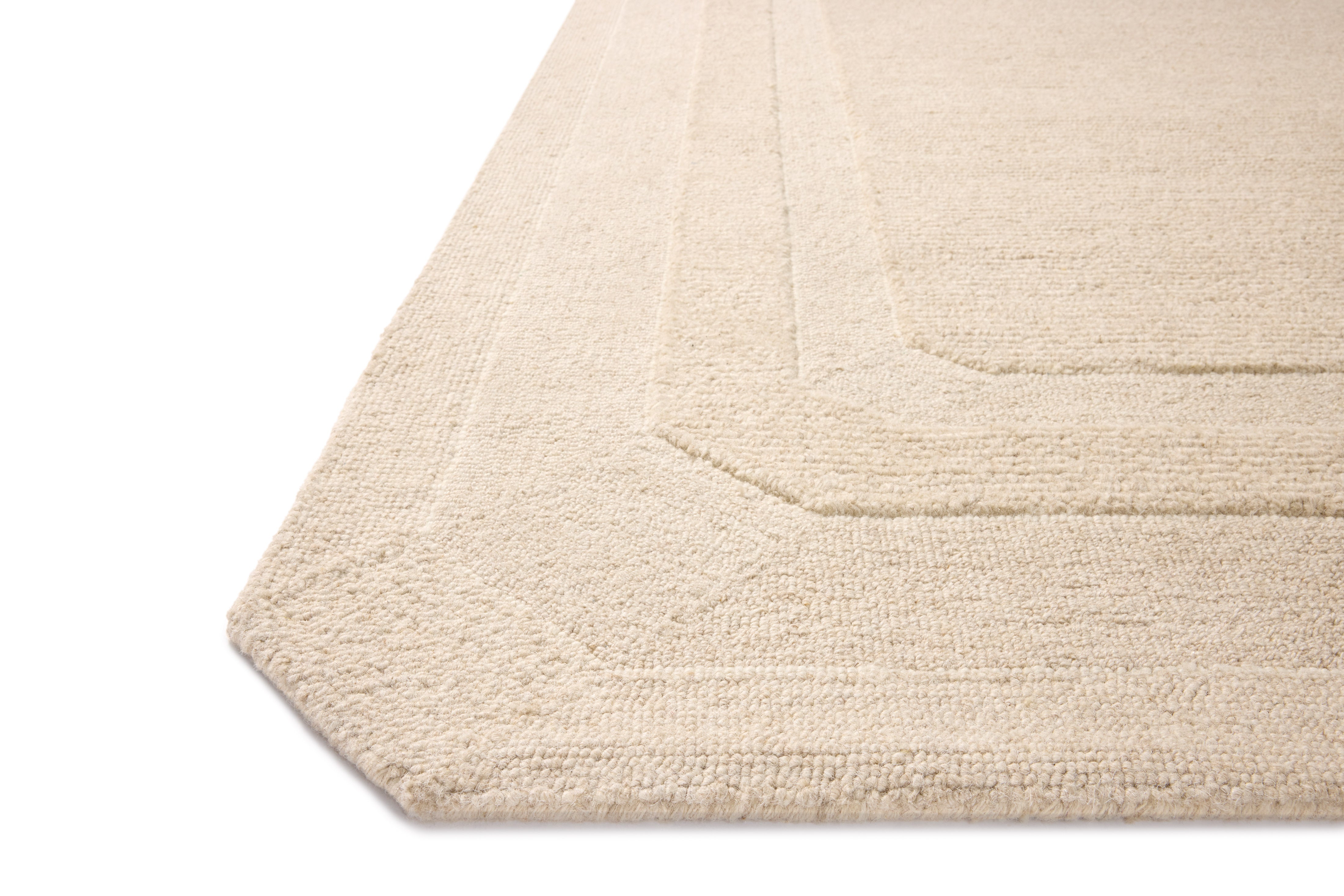 Loloi Clayton Oatmeal Rug RUGS - wool Loloi 18" x 18" sample