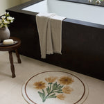 Chris Loves Julia x Loloi Clove Ivory / Yellow Bath Mat - Rug & Weave