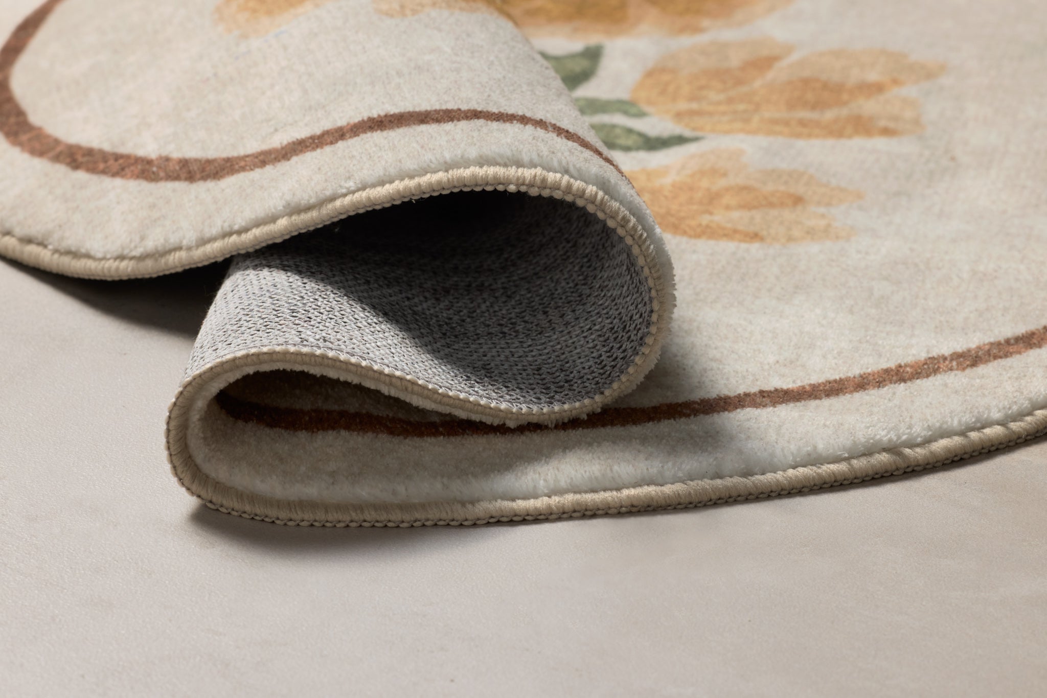 Chris Loves Julia x Loloi Clove Ivory / Yellow Bath Mat - Rug & Weave