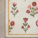 Chris Loves Julia x Loloi Clove Ivory / Rose Bath Mat - Rug & Weave