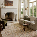 Loloi Clarisse Sand / Multi Rug RUGS - synthetic Loloi 18" x 18" sample