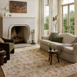 Loloi Clarisse Sand / Multi Rug RUGS - synthetic Loloi 18" x 18" sample