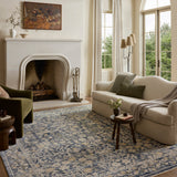 Loloi Clarisse Blue / Beige Rug RUGS - synthetic Loloi 18" x 18" sample