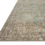 Amber Lewis x Loloi Cambria Aqua / Natural Rug RUGS - jute Loloi