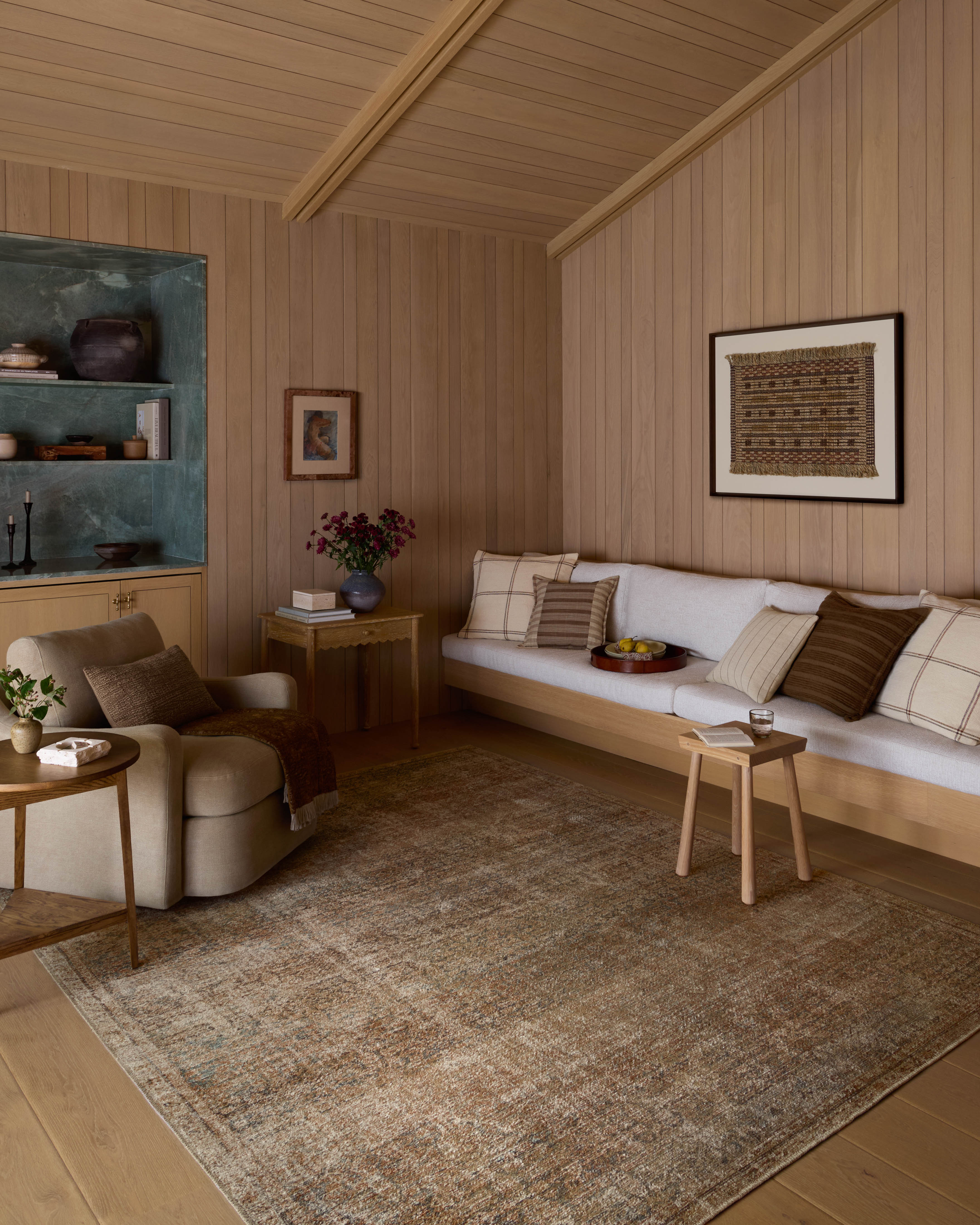 IN STORE - Amber Lewis x Loloi Cambria Ocean / Brick Rug IN STORE - rugs Loloi