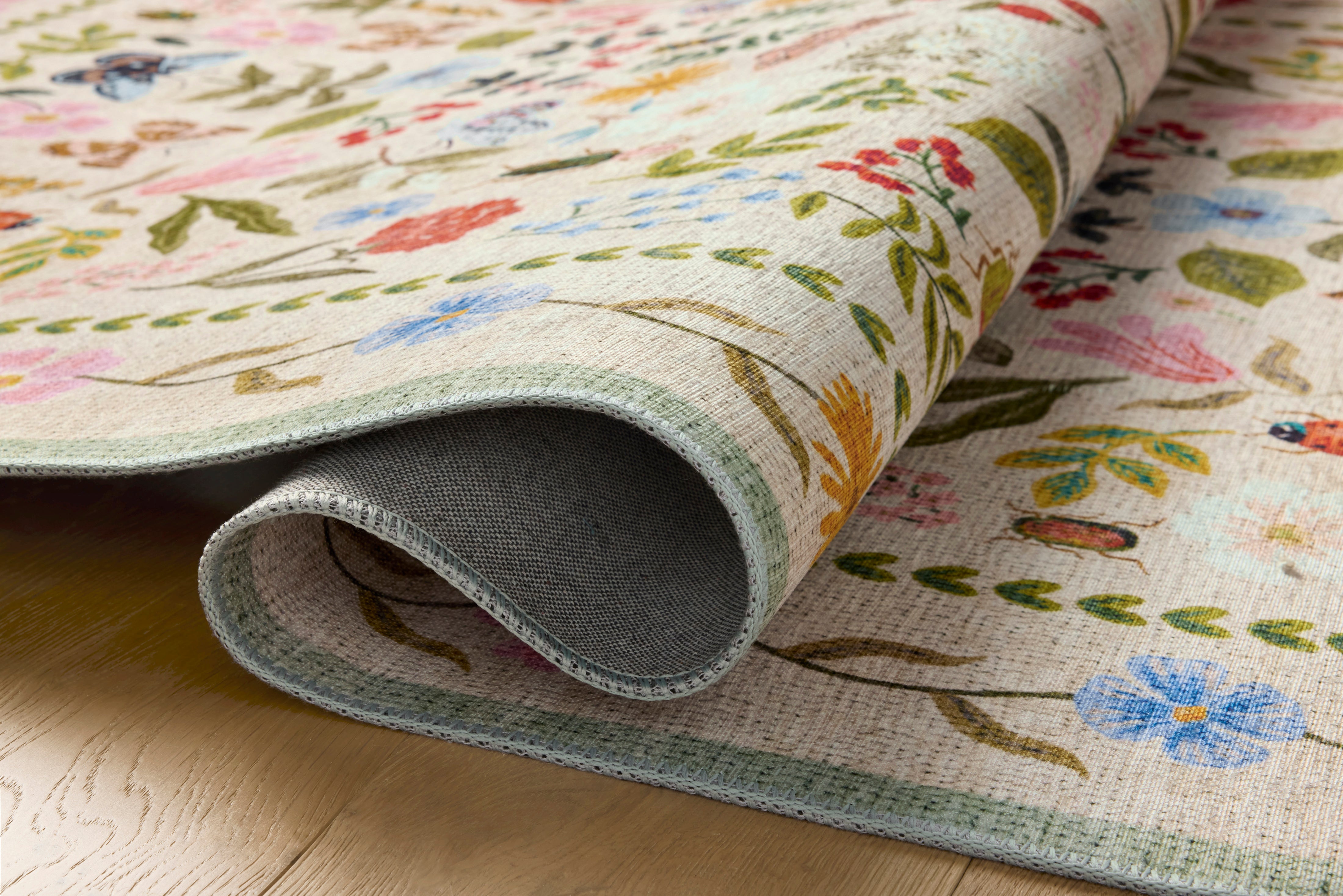 Rifle Paper Co. x Loloi Canopy Cream Rug RUGS-patterned Loloi