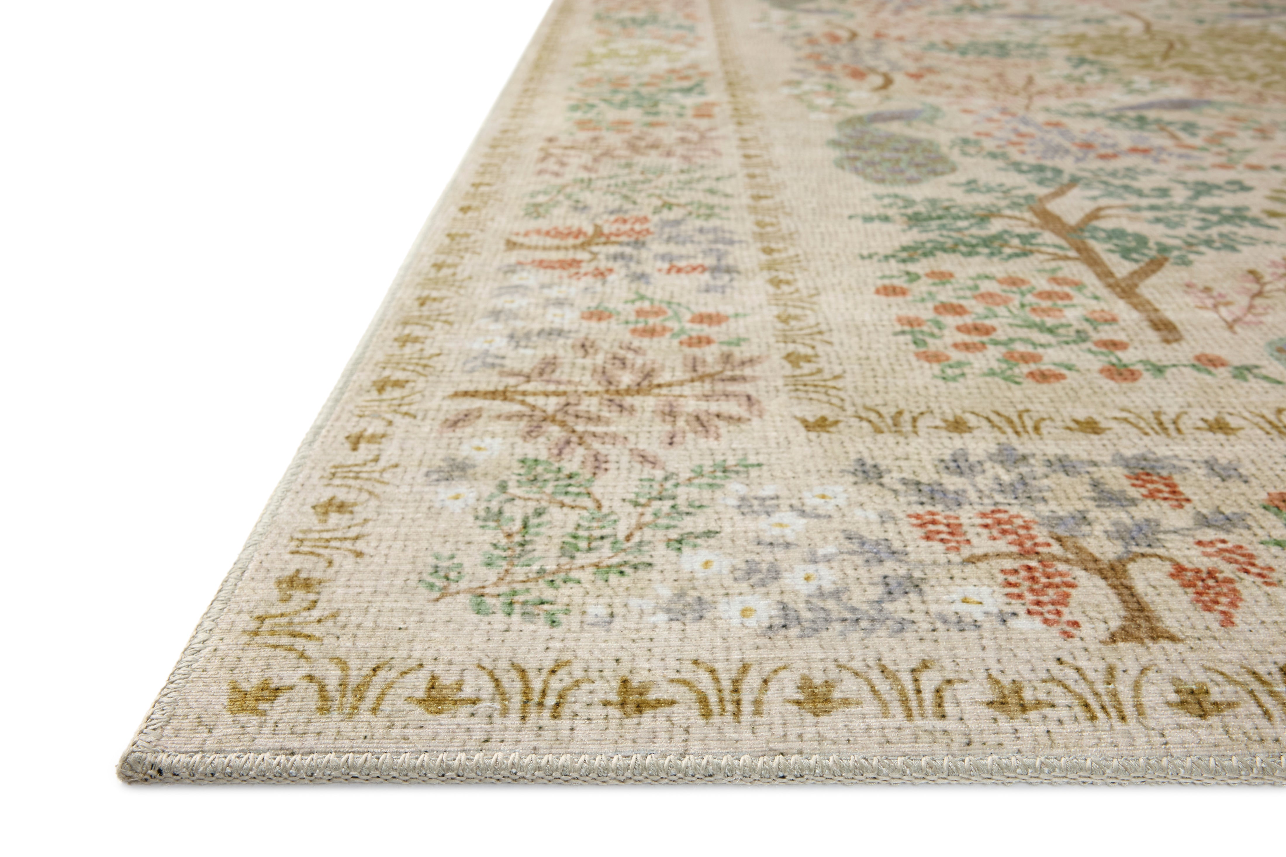 Rifle Paper Co. x Loloi Canopy Charcoal Rug RUGS-patterned Loloi