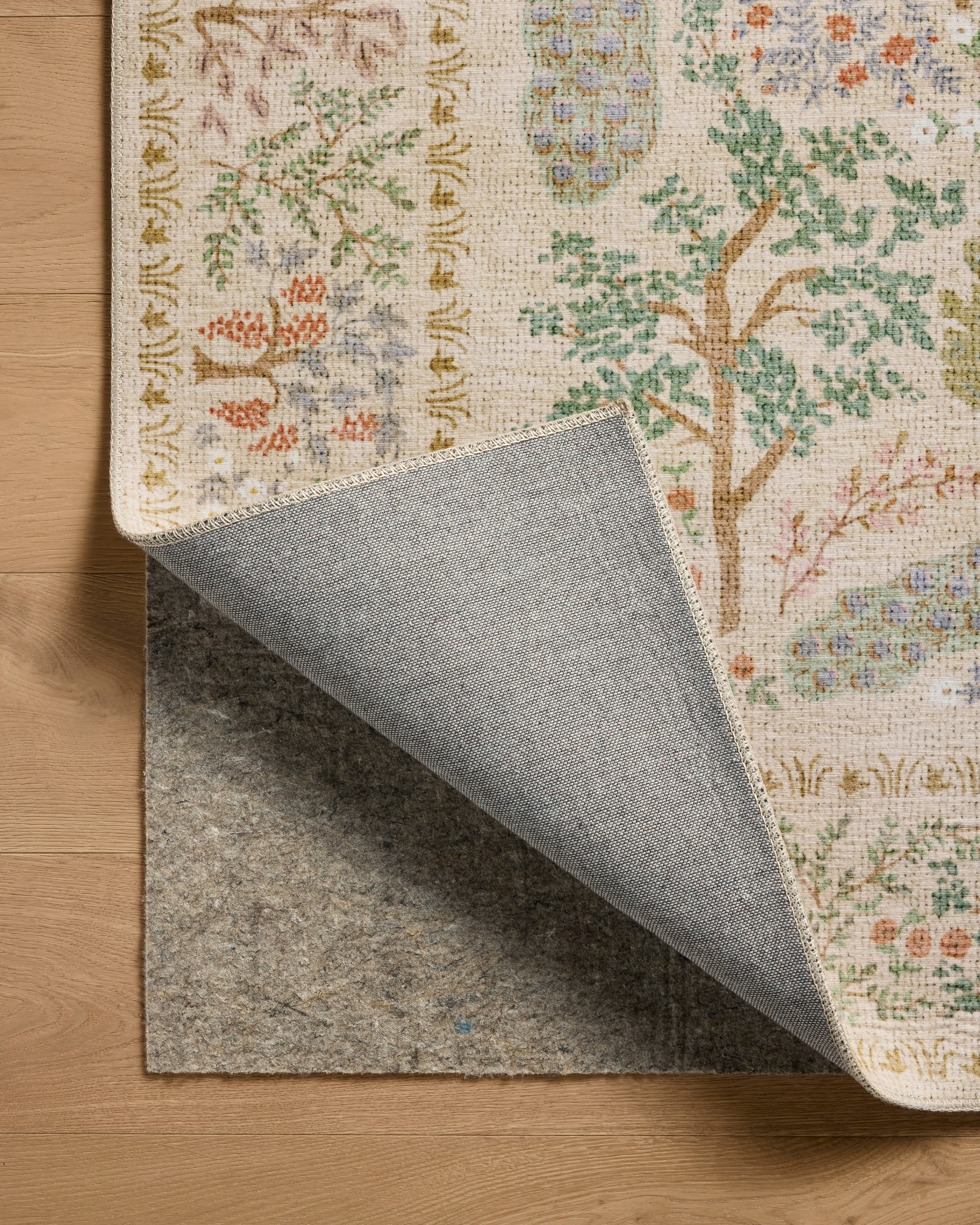 Rifle Paper Co. x Loloi Canopy Charcoal Rug RUGS-patterned Loloi