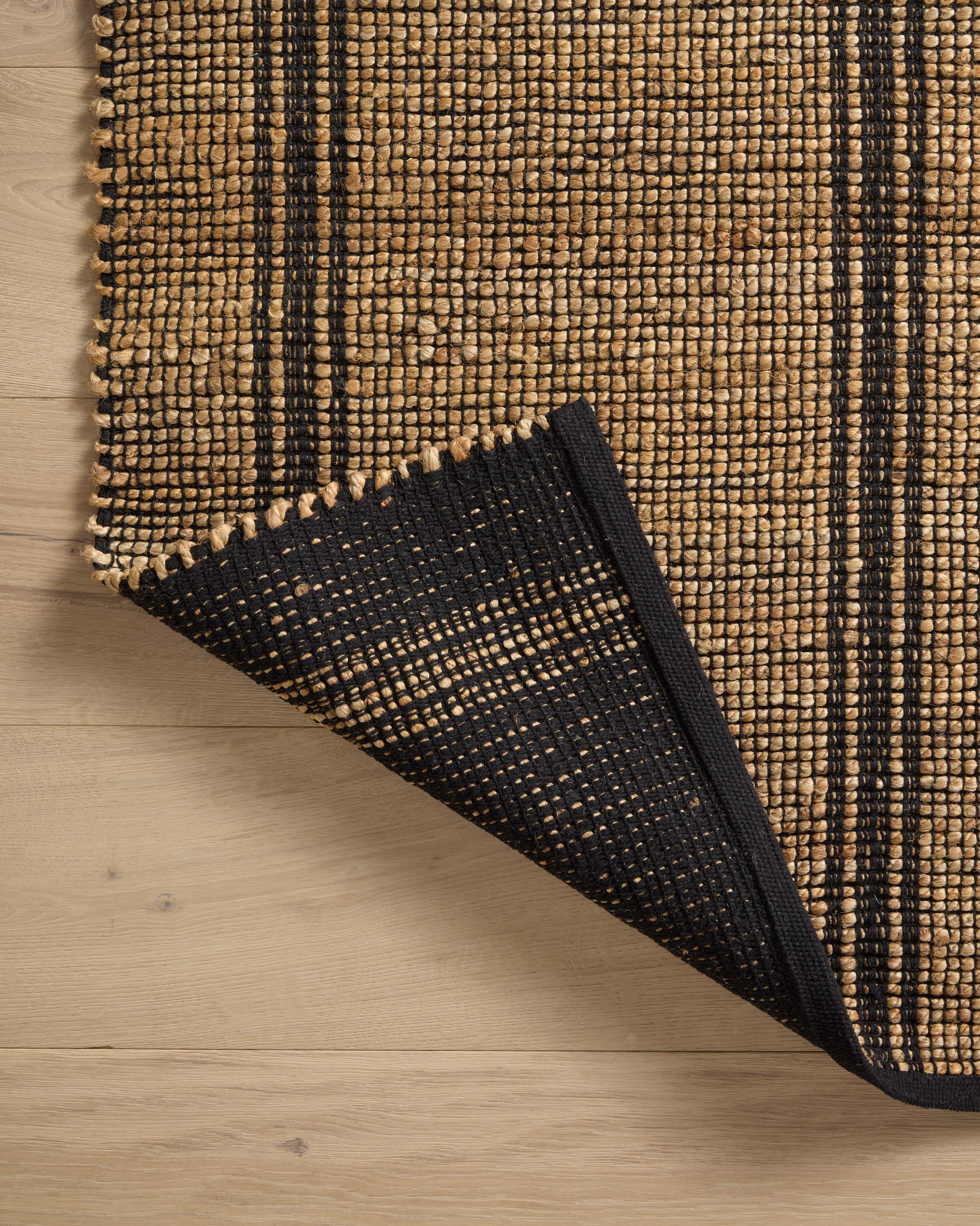 Angela Rose x Loloi Colton Natural/ Black Rug 0-RUGS Loloi