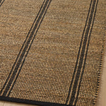 Angela Rose x Loloi Colton Natural/ Black Rug 0-RUGS Loloi