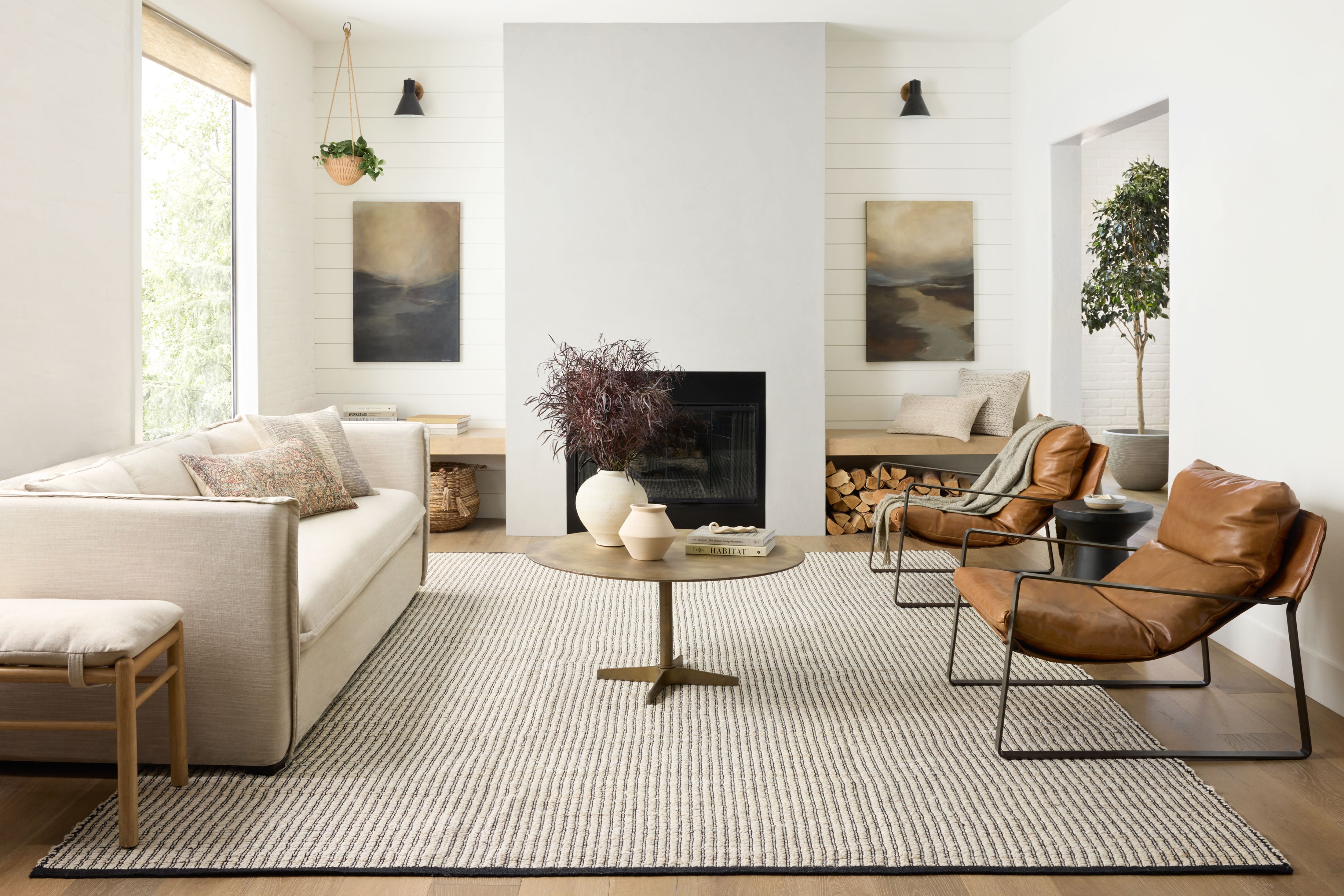 Angela Rose x Loloi Colton Ivory/ Black Rug 0-RUGS Loloi