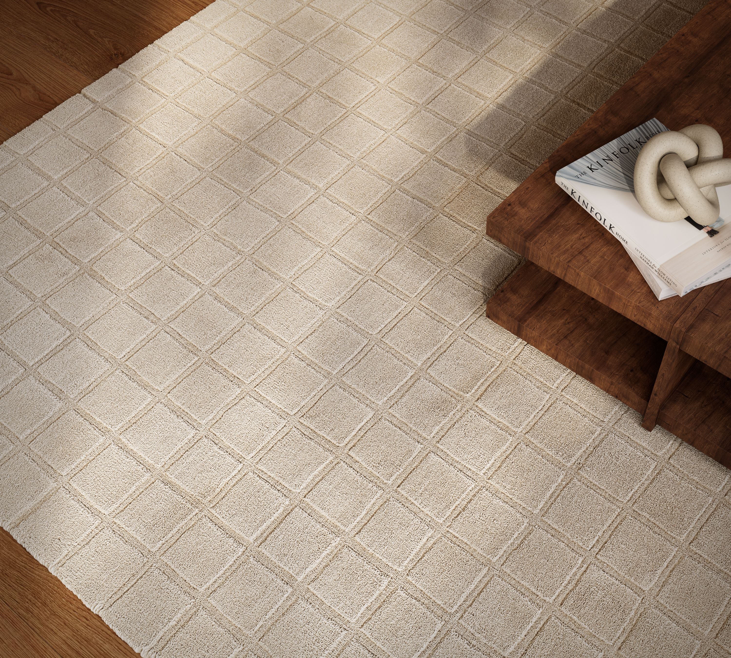 Contura Grid Hand Loomed Rug RUGS - wool Momeni