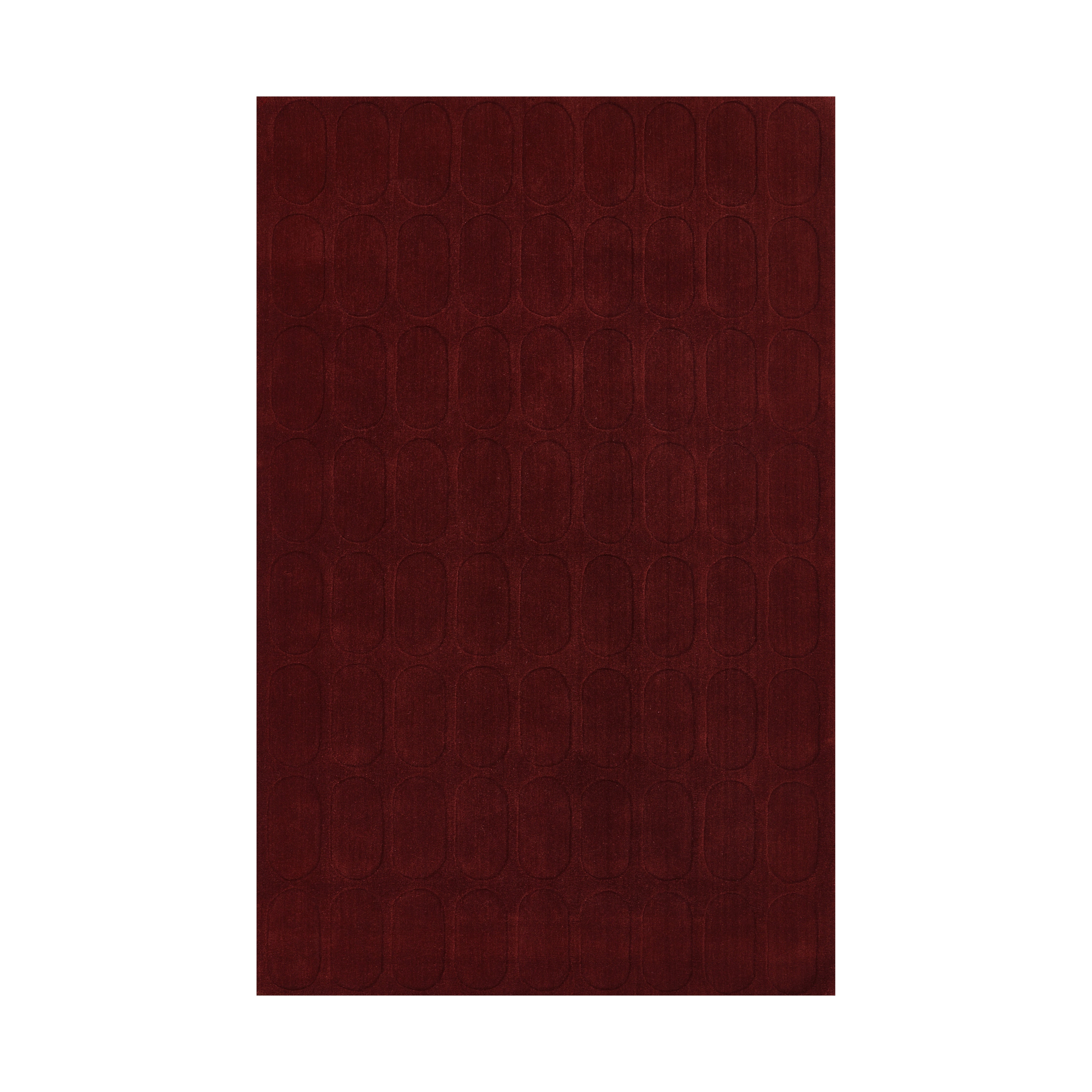 Contura Arcadia Hand Loomed Rug RUGS - wool Momeni Burgundy 2' x 3'