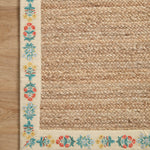 Rifle Paper Co. x Loloi Costa Natural / Cream Rug 1-RUGS-patterned Loloi