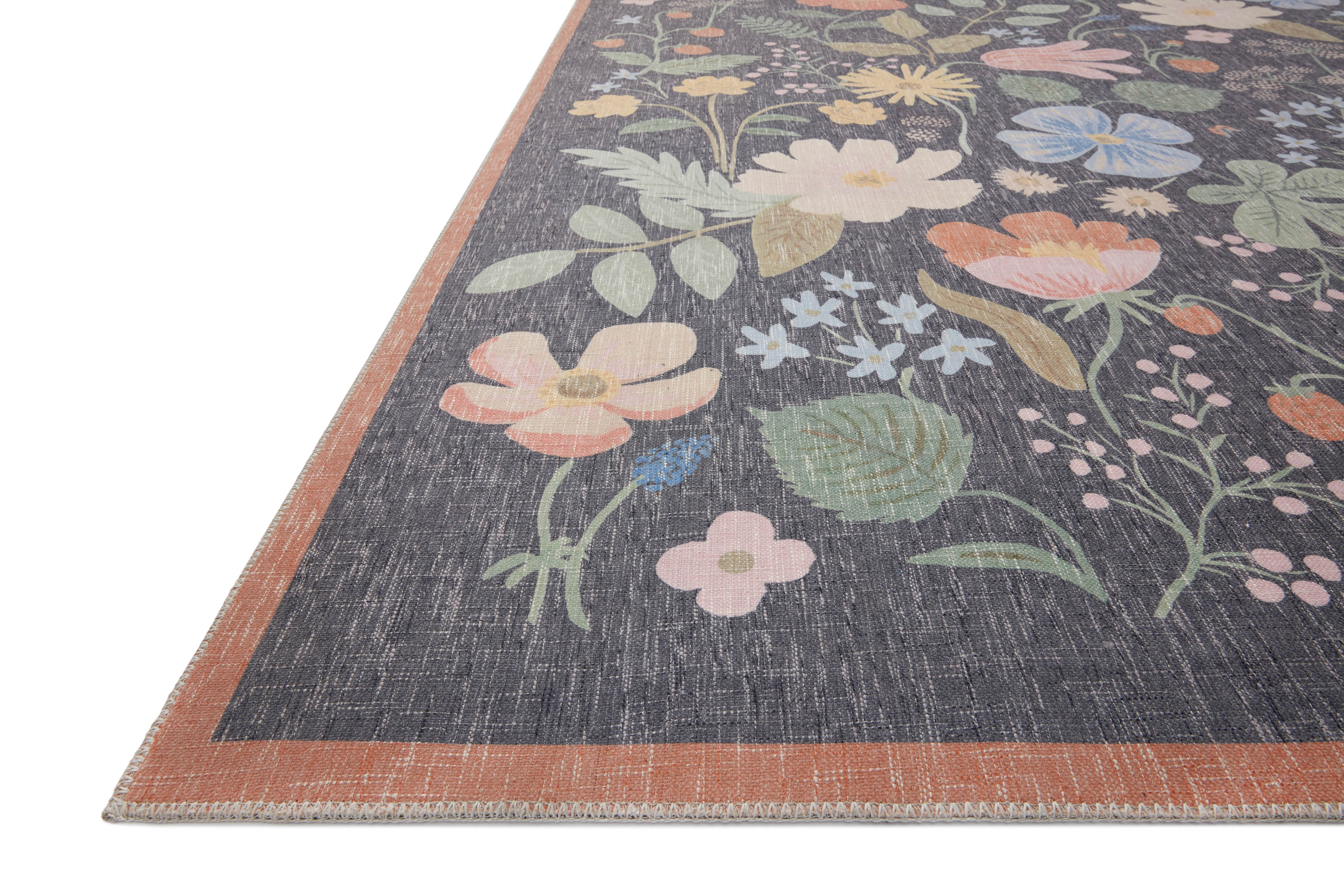 Rifle Paper Co. x Loloi Cotswolds Black Rug