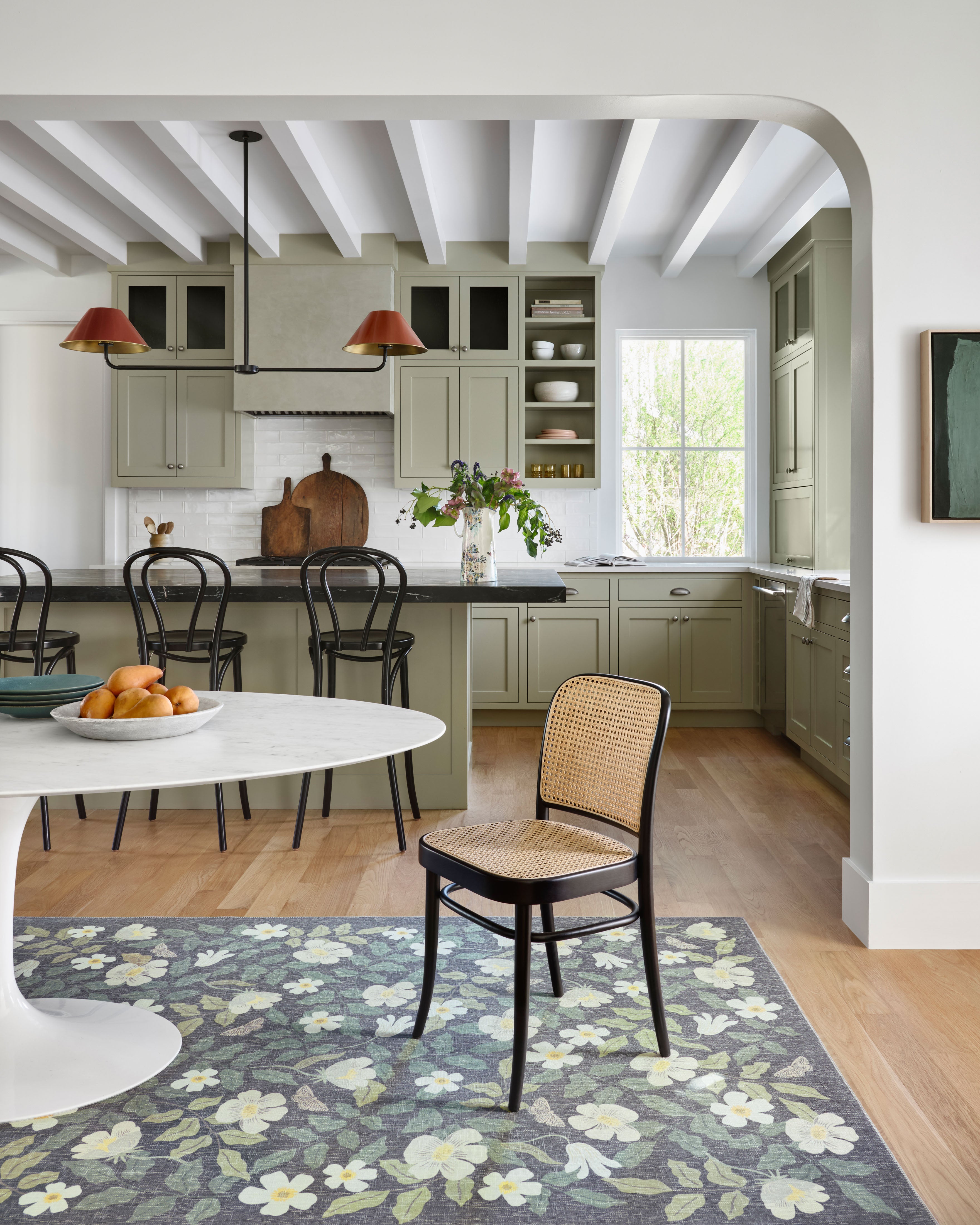 Rifle Paper Co. x Loloi Cotswolds Charcoal Rug RUGS - synthetic Loloi