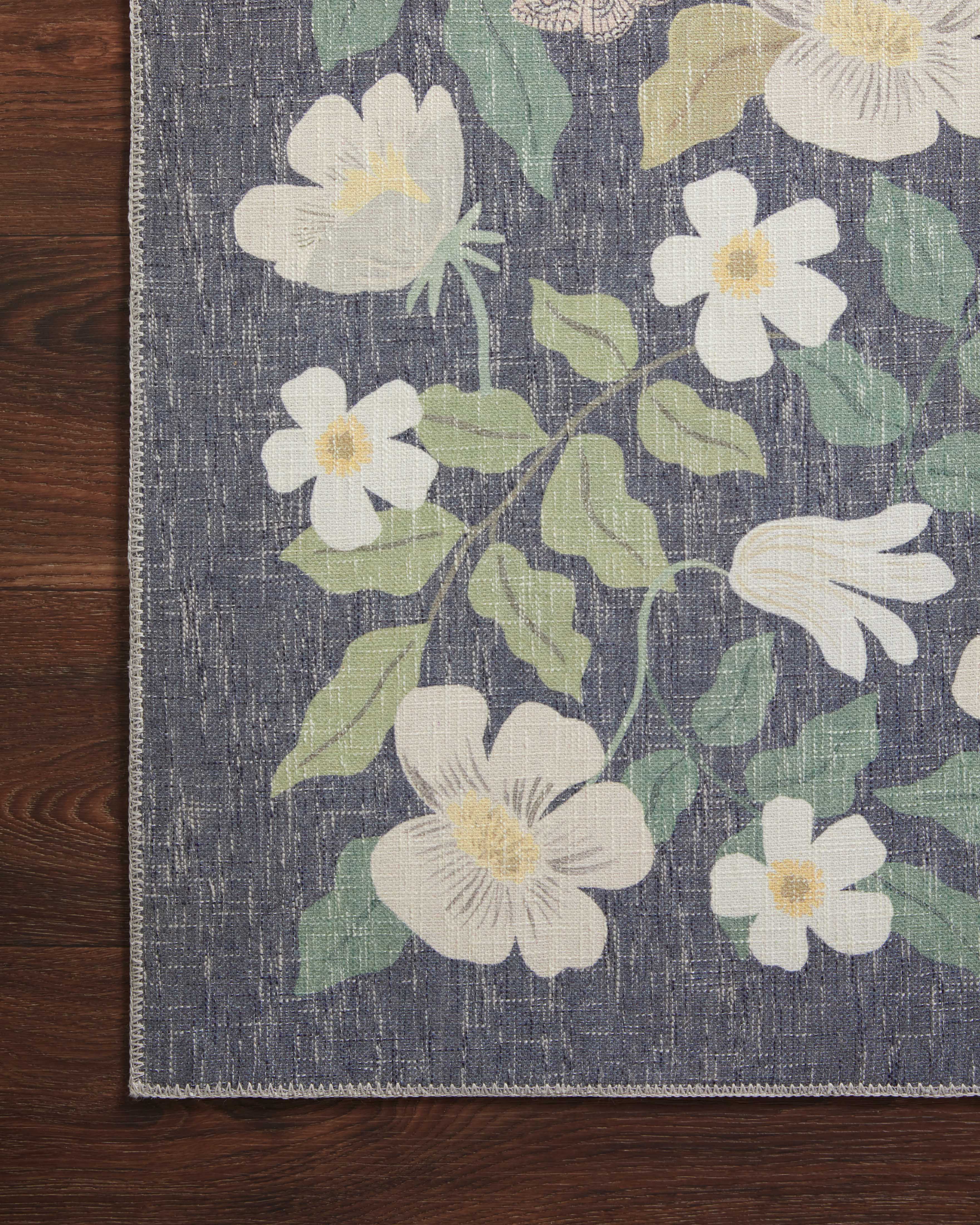 Rifle Paper Co. X Loloi/ Cotswolds Primrose Charcoal Rug 3 - RUGS - patterned Loloi