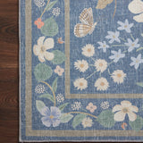 Rifle Paper Co. X Loloi/ Cotswolds Willow Indigo Rug 3 - RUGS - patterned Loloi