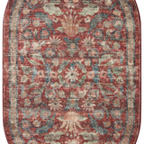 Rifle Paper Co. x Loloi Courtyard Crimson Oval Rug RUGS - synthetic Loloi