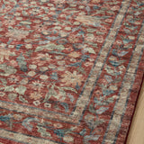Rifle Paper Co. x Loloi Courtyard Crimson Rug RUGS - synthetic Loloi