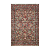 Rifle Paper Co. x Loloi Courtyard Crimson Rug RUGS - synthetic Loloi 18" x 18"