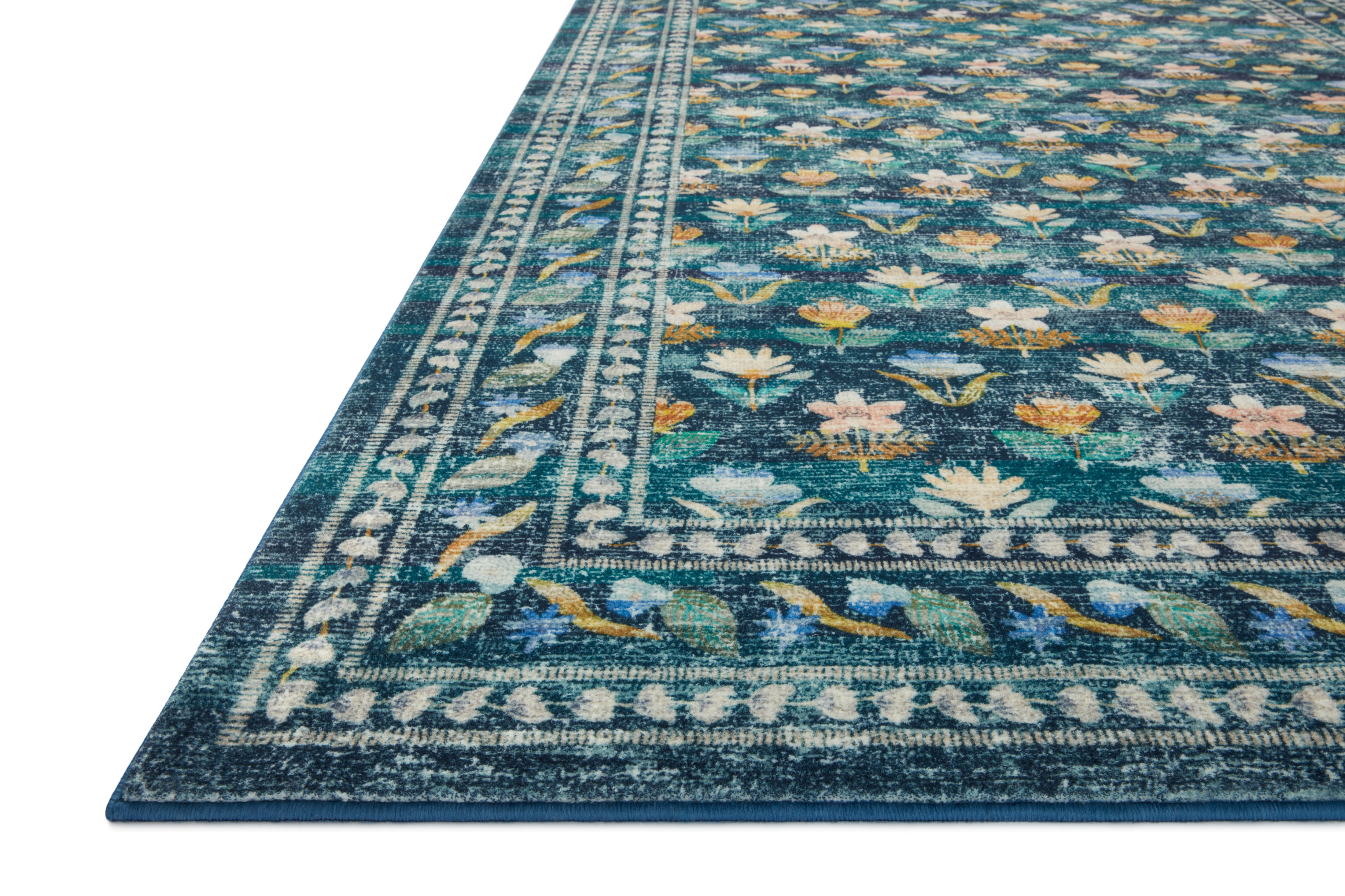 Rifle Paper Co. x Loloi Courtyard Emerald Oval Rug RUGS - synthetic Loloi