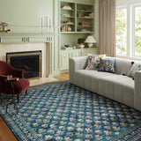 Rifle Paper Co. x Loloi Courtyard Emerald Oval Rug RUGS - synthetic Loloi