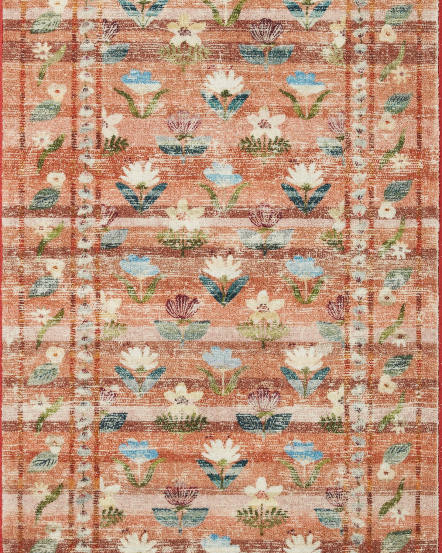 Rifle Paper Co. x Loloi Courtyard Terracotta Oval Rug RUGS - synthetic Loloi