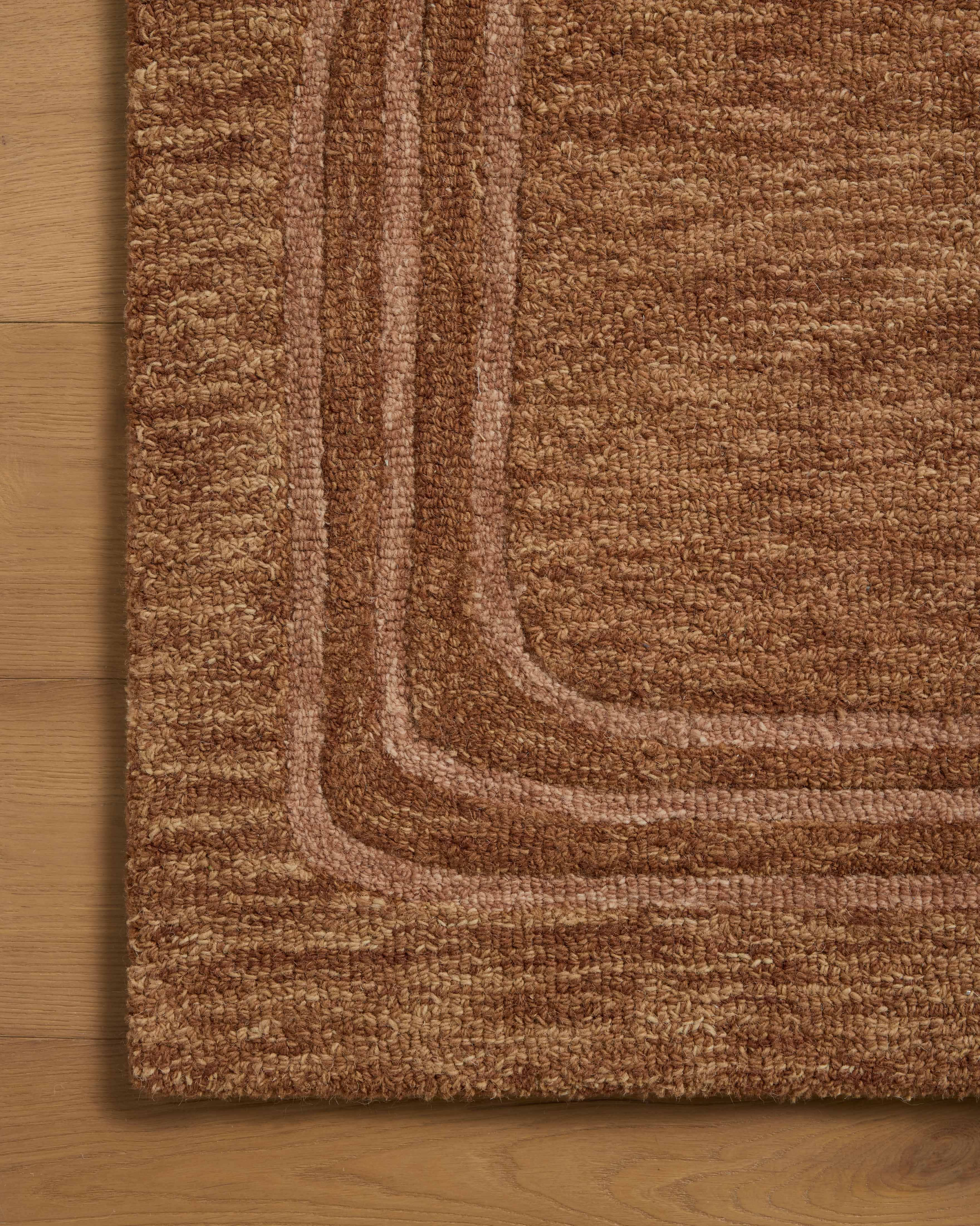 Leanne Ford x Loloi Craven Spice / Rose Sample Rug RUGS - wool Loloi