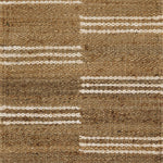 Crescent Broken Stripe Hand Woven Jute Area Rug RUGS - jute Momeni