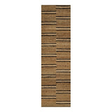 Crescent Broken Stripe Hand Woven Jute Area Rug RUGS - jute Momeni