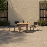 Delta Round Outdoor Dining Table FURNITURE - outdoor dining table Moe's Furniture