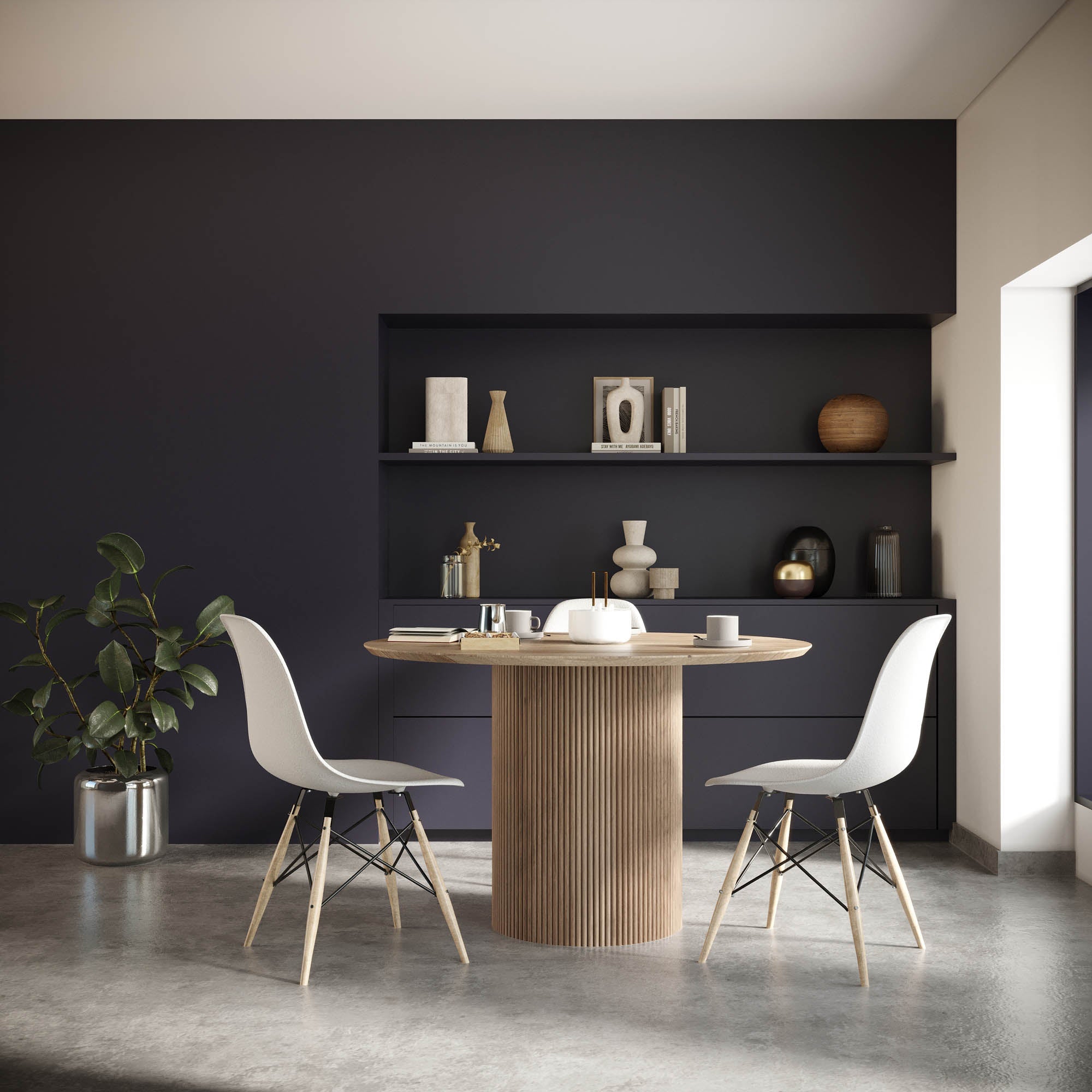 Clyde Round Dining Table – view 2