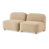 Gus* Modern Circuit Modular 2 pc Armless Sofa