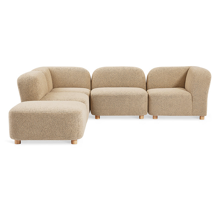 Gus* Modern Circuit Modular 5-pc Sectional