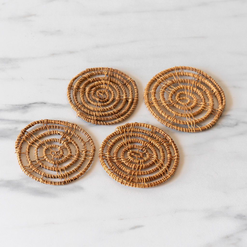 Palm Coasters Set - Rug & Weave