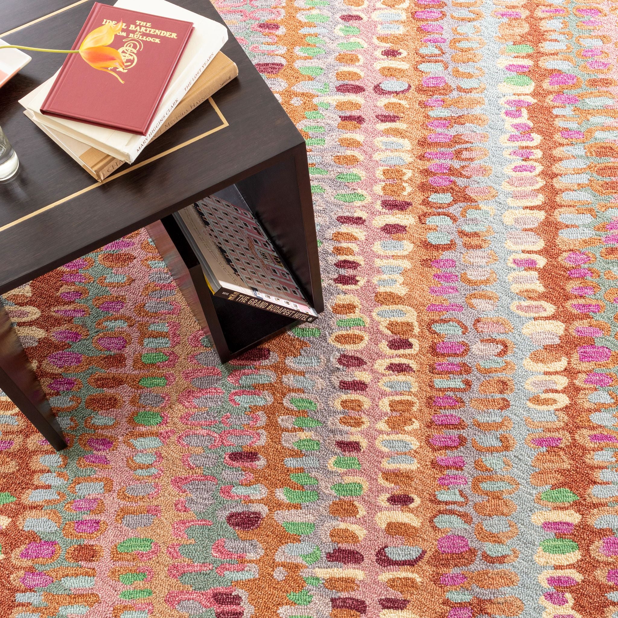 Paint Chip Hand Micro Hooked Wool Rug RUGS - wool Dash & Albert