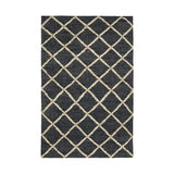 Kali Handwoven Jute Rug RUGS - jute Dash & Albert Black 2' x 3'