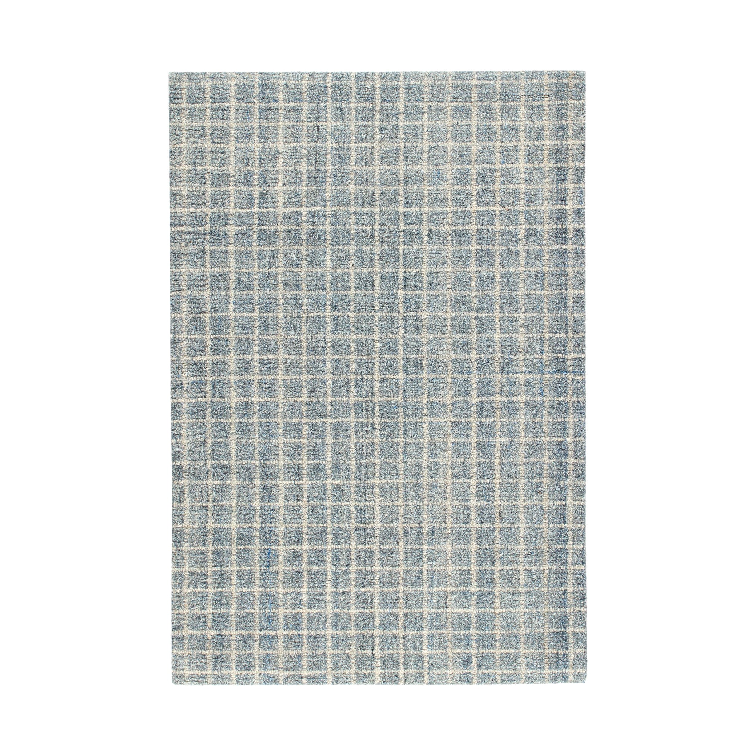 Conall Hand Micro Hooked Wool Rug, Slate 2' x 3'