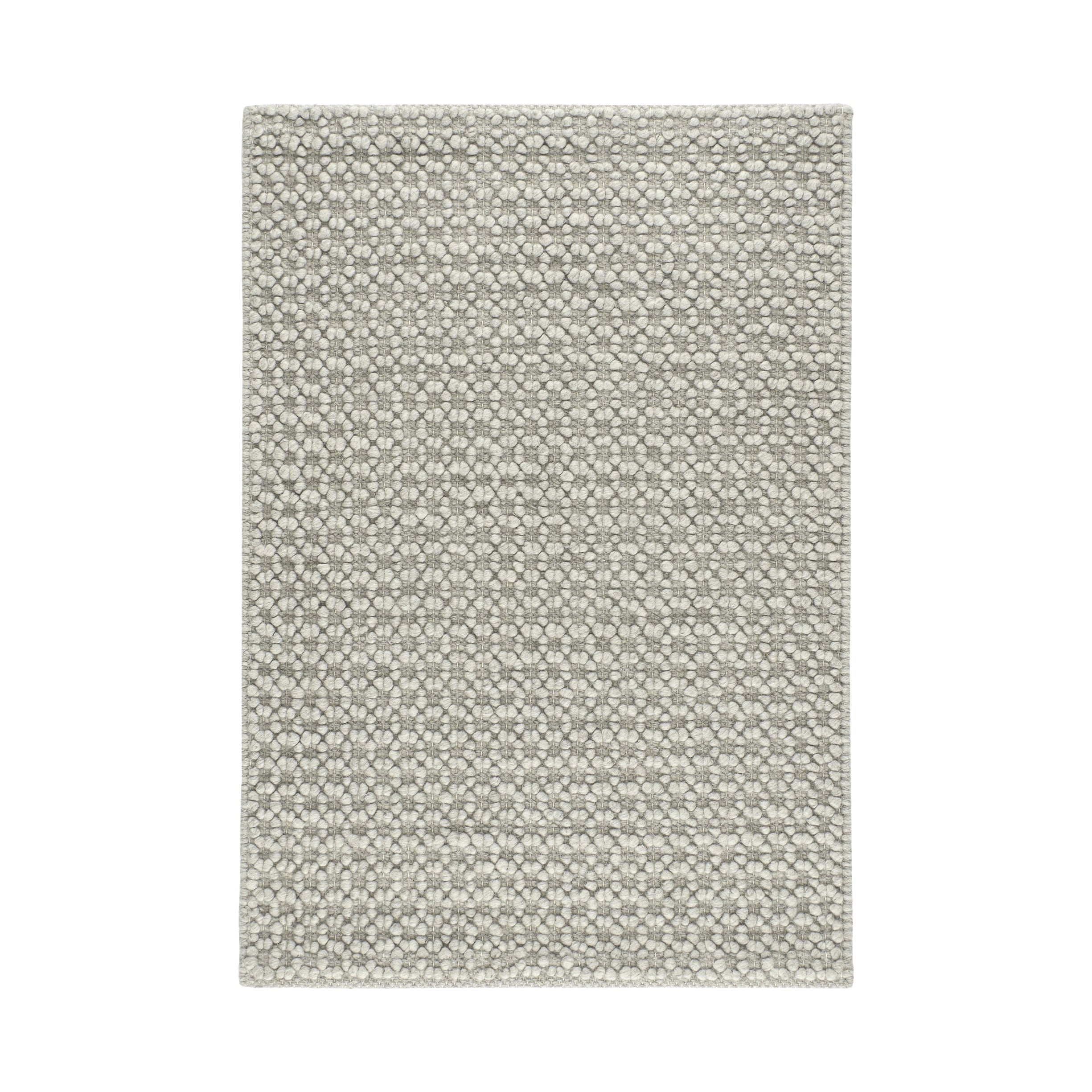 Hooper Handwoven Wool Rug RUGS - wool Dash & Albert Grey 2' x 3'