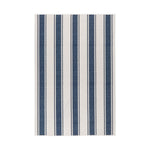 Awning Stripe Machine Washable Rug RUGS - washable Dash & Albert Blue 2' x 3'