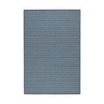 Herringbone Machine Washable Rug swedish blue RUGS - washable Dash & Albert Navy 2' x 3'