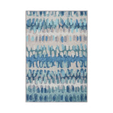 Paint Chip Machine Washable Rug RUGS - washable Dash & Albert Blue 2' x 3'