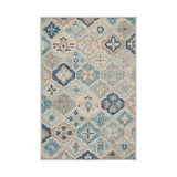 Pali Machine Washable Rug RUGS - washable Dash & Albert Blue 2' x 3'
